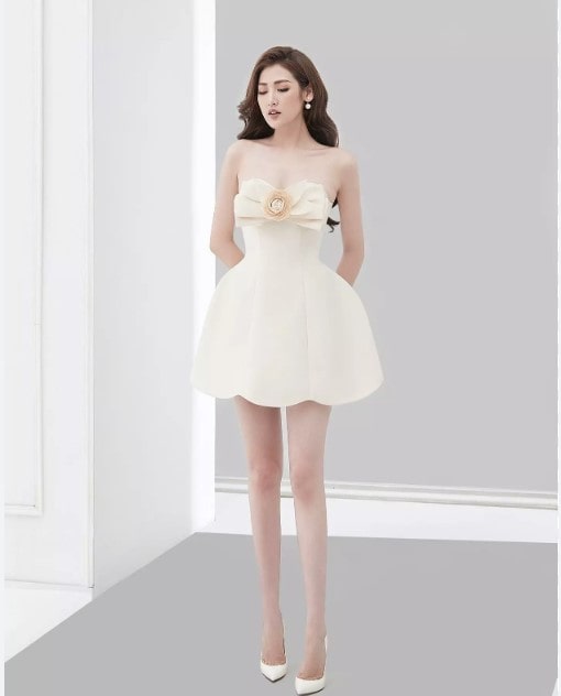 Đầm đi đám cưới đơn giản đẹp  Kiểu áo váy đầm ăn cưới
